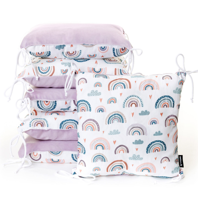 T-TOMI Pillow bumper Rainbow