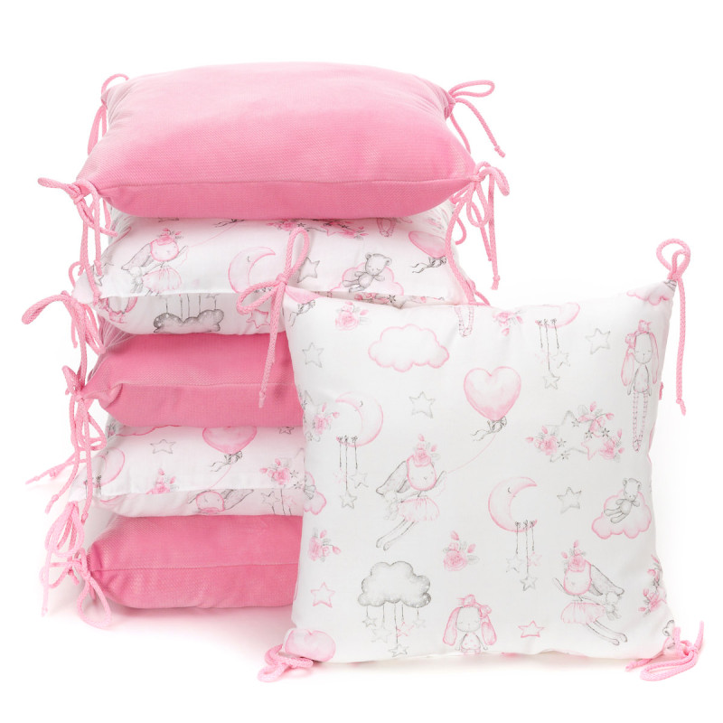 T-TOMI Pillow baby bumper Sweet bunnies