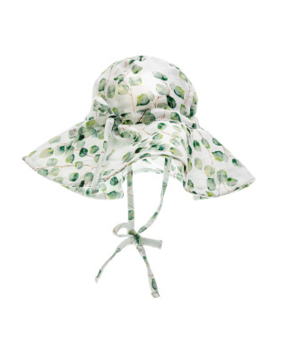 T-TOMI Muslin hat Eucalyptus (0-6 months)