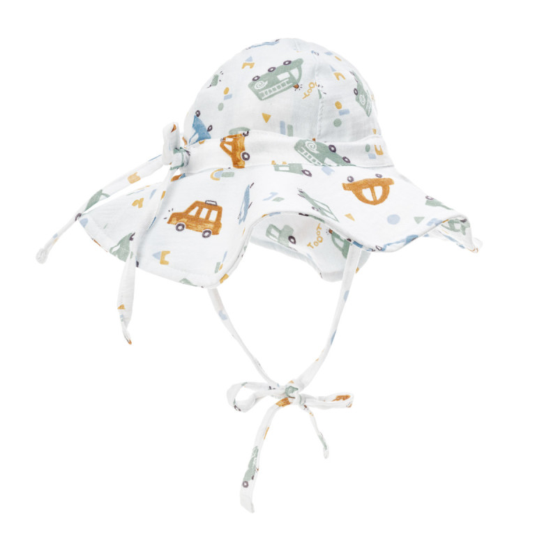 T-TOMI Muslin hat Traffic (1-2 years)