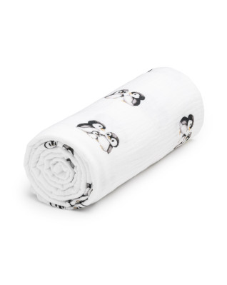T-TOMI Muslin towel Penguin