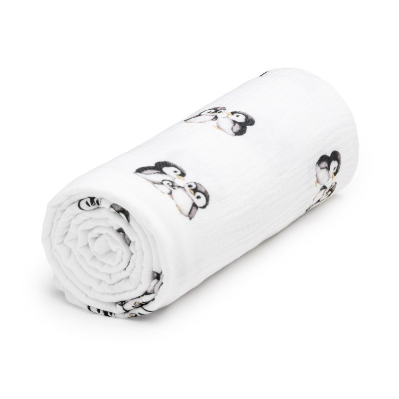 T-TOMI Muslin towel Penguin