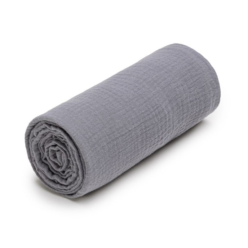 T-TOMI Muslin towel Grey