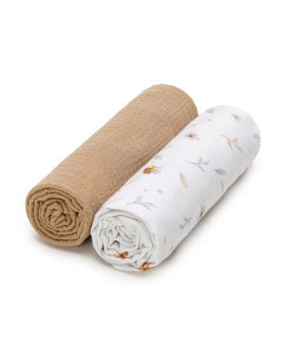 T-TOMI Muslin diapers Bee