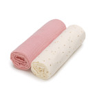 T-TOMI Muslin diapers Rose sparkle