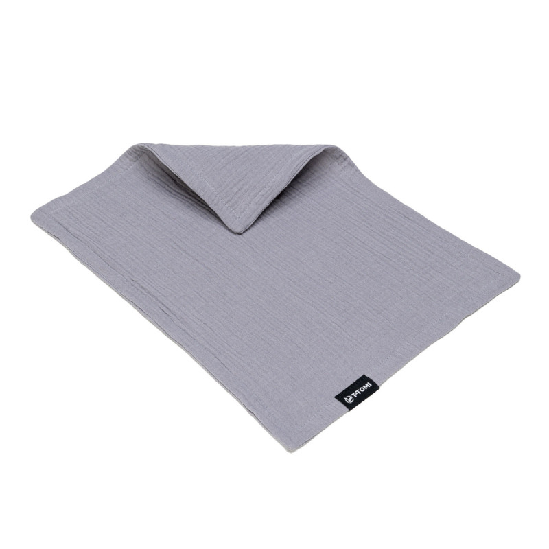 T-TOMI Muslin diaper under the head Grey