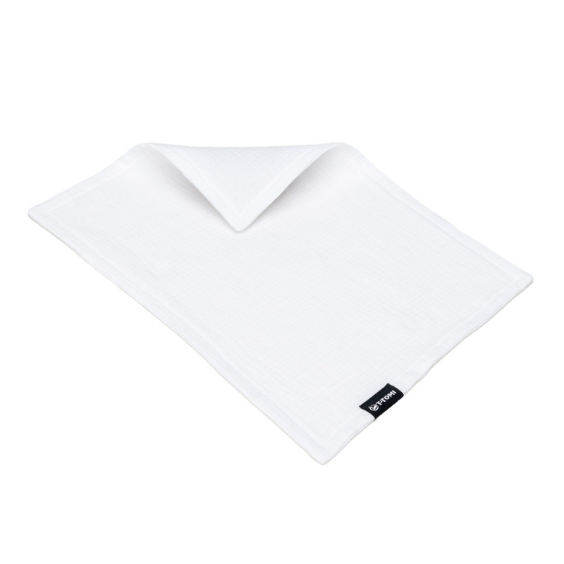 T-TOMI Muslin diaper under the head White
