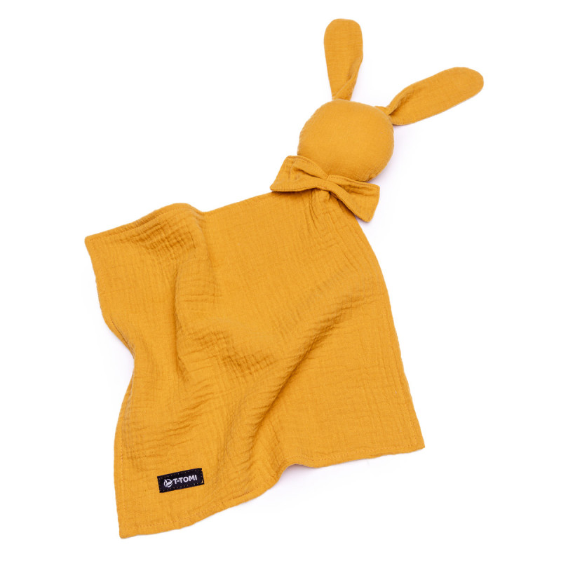 T-TOMI Muslin Cuddle Cloth Mustard