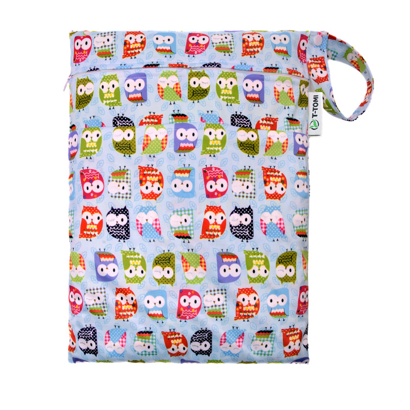 T-TOMI Wet bag Blue owl 
