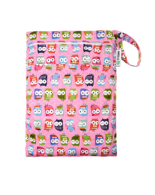 T-TOMI Wet bag Pink owl