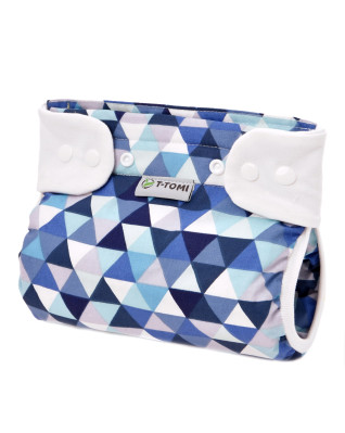 T-TOMI Ortopedical abduction pants - snaps Blue triangles (3-6kg)