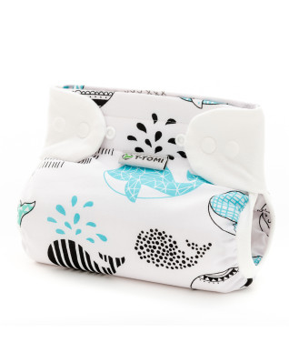 T-TOMI Ortopedical abduction pants - snaps Whales (3-6kg) 