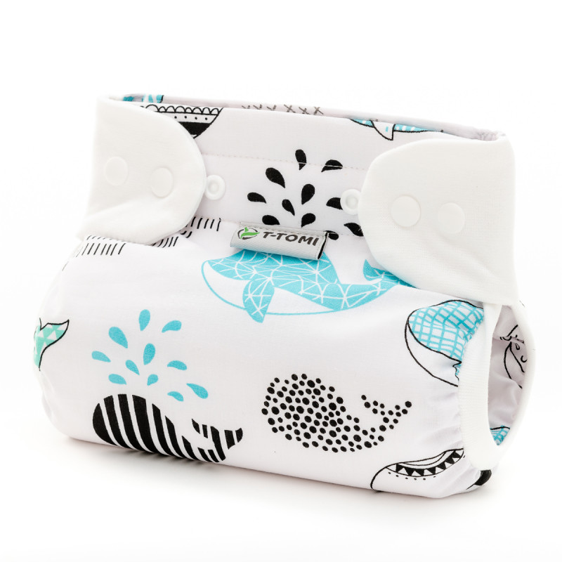 T-TOMI Ortopedical abduction pants - snaps Whales (3-6kg) 