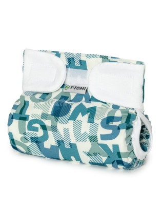 T-TOMI Ortopedical abduction pants - velcro Green alphabet (5-9kg)