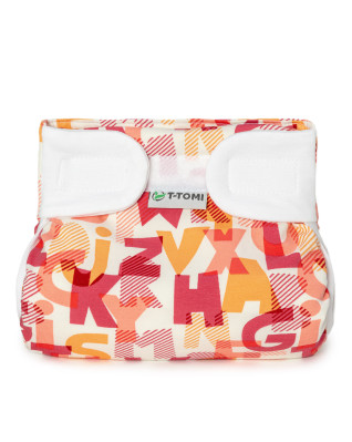 T-TOMI Ortopedical abduction pants - velcro Pink alphabet (5-9kg)