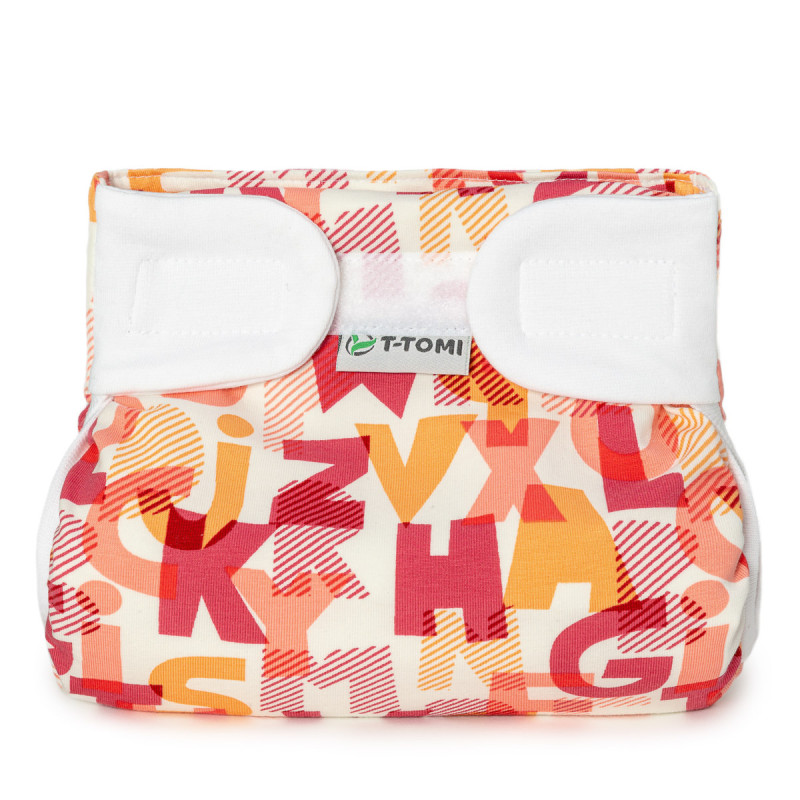 T-TOMI Ortopedical abduction pants - velcro Pink alphabet (5-9kg)