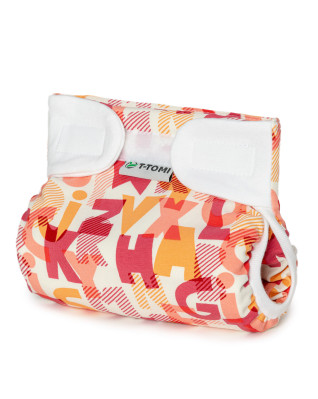 T-TOMI Ortopedical abduction pants - velcro Pink alphabet (5-9kg)