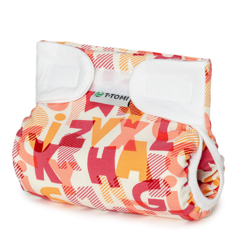 T-TOMI Ortopedical abduction pants - velcro Pink alphabet (5-9kg)