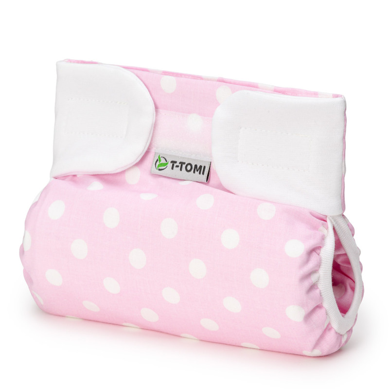 T-TOMI Ortopedical abduction pants - velcro Pink polka (3-6kg)