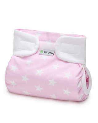 T-TOMI Ortopedical abduction pants - velcro Pink stars (5-9kg)