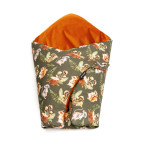 T-TOMI Feather swaddle wrap Forest kingdom