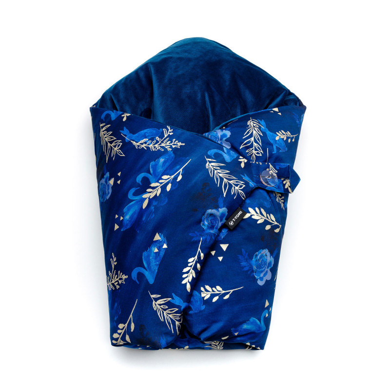 T-TOMI Feather swaddle wrap Swan lake