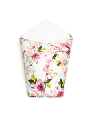 T-TOMI Feather swaddle wrap Watercolor flowers
