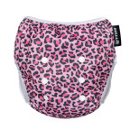 T-TOMI Swim pants with ruffle Pink gepard