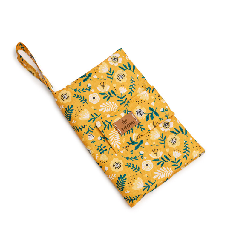 T-TOMI Diaper bag Mustard flowers