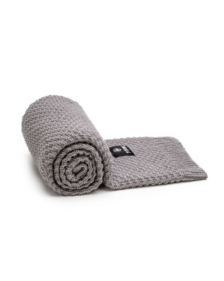 T-TOMI Knitted blanket Cloud grey