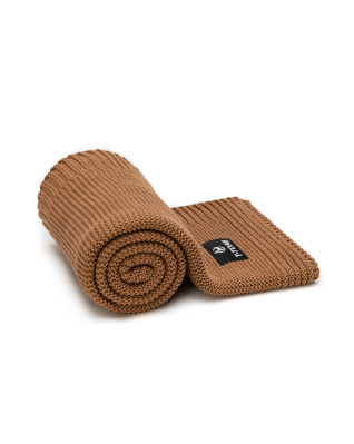 T-TOMI Knitted blanket Mocca waves