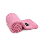 T-TOMI Knitted blanket Pink waves