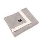 T-TOMI Knitted blanket WARM Grey waves