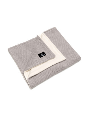 T-TOMI Knitted blanket WARM Grey waves