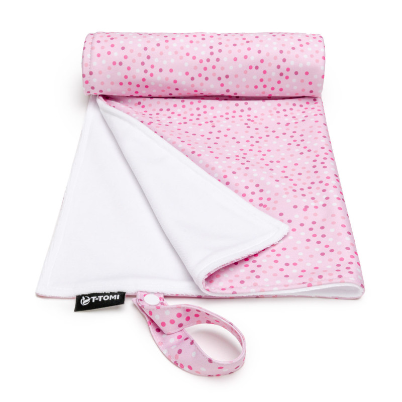 T-TOMI Changing pad Pink dots