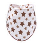 T-TOMI Bamboo bib Beige stars