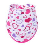 T-TOMI Bamboo bib Hearts