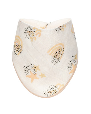 T-TOMI Bamboo bib Rainbow