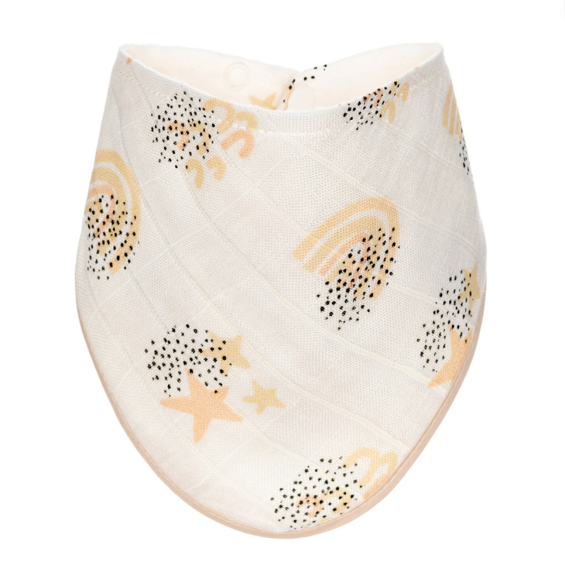 T-TOMI Bamboo bib Rainbow