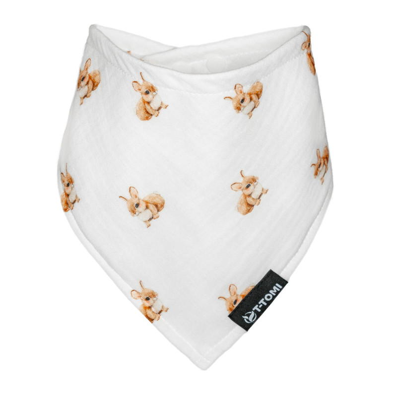 T-TOMI Muslin bib Bunny