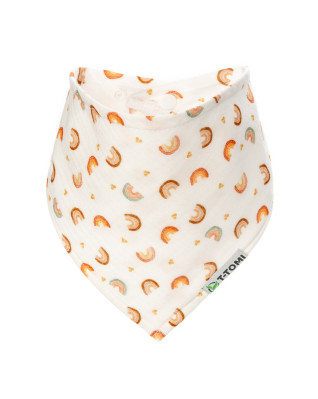 T-TOMI Muslin bib Rainbow