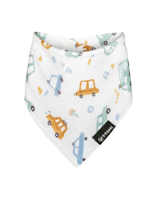 T-TOMI Muslin bib Traffic