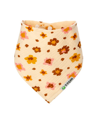 T-TOMI Muslin bib Daisies