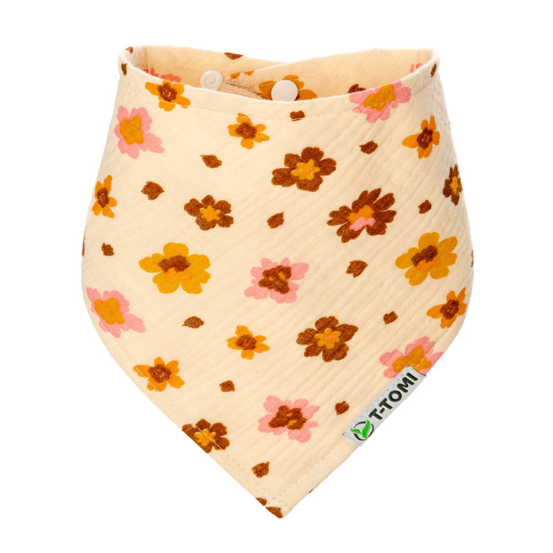 T-TOMI Muslin bib Daisies