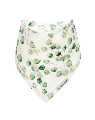 T-TOMI Muslin bib Eucalyptus