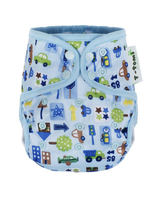 T-TOMI Diaper cover Blue cars 