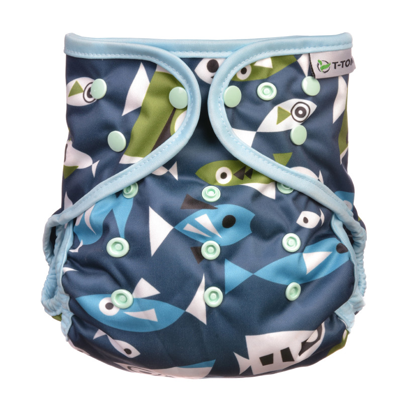 T-TOMI Diaper cover Fish