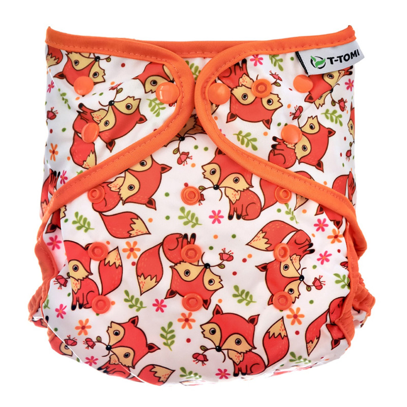 T-TOMI Diaper cover Foxes