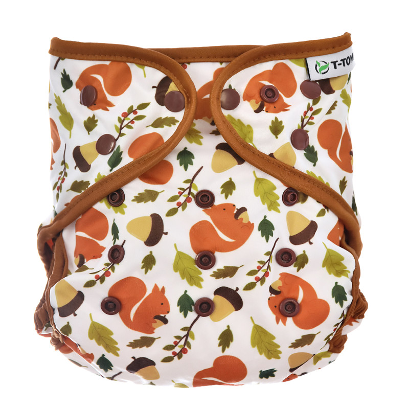 T-TOMI Diaper cover Squirells
