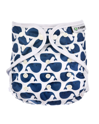 T-TOMI Diaper cover Whales